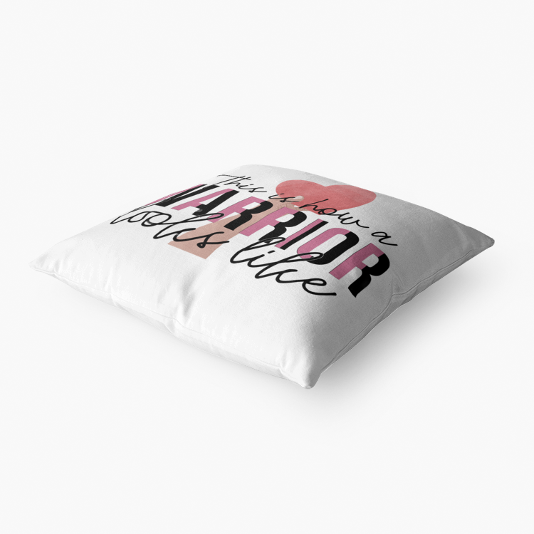 Warrior Throw Pillow
