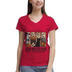 Women's 100% Cotton V‑Neck T‑shirt