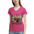 Women's 100% Cotton V‑Neck T‑shirt