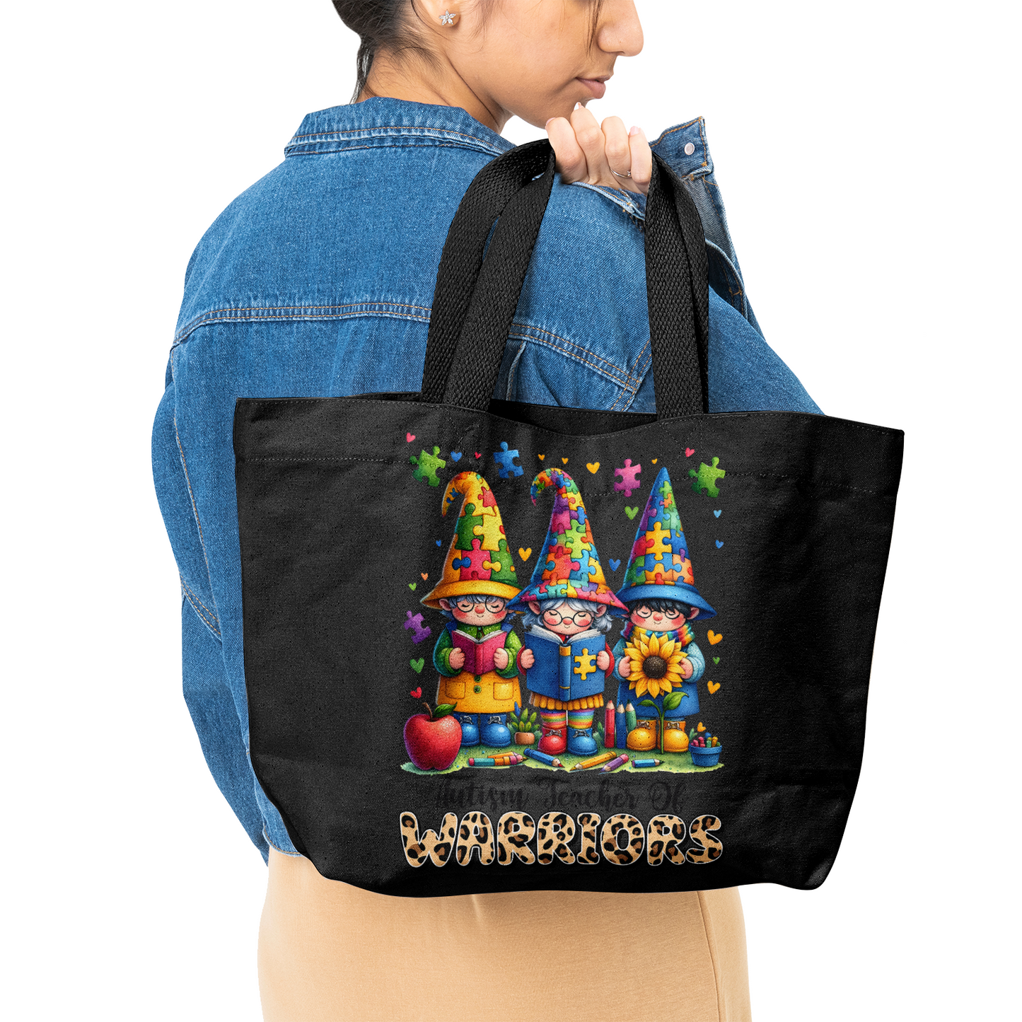 Teacher Natural Canvas Tote Bags