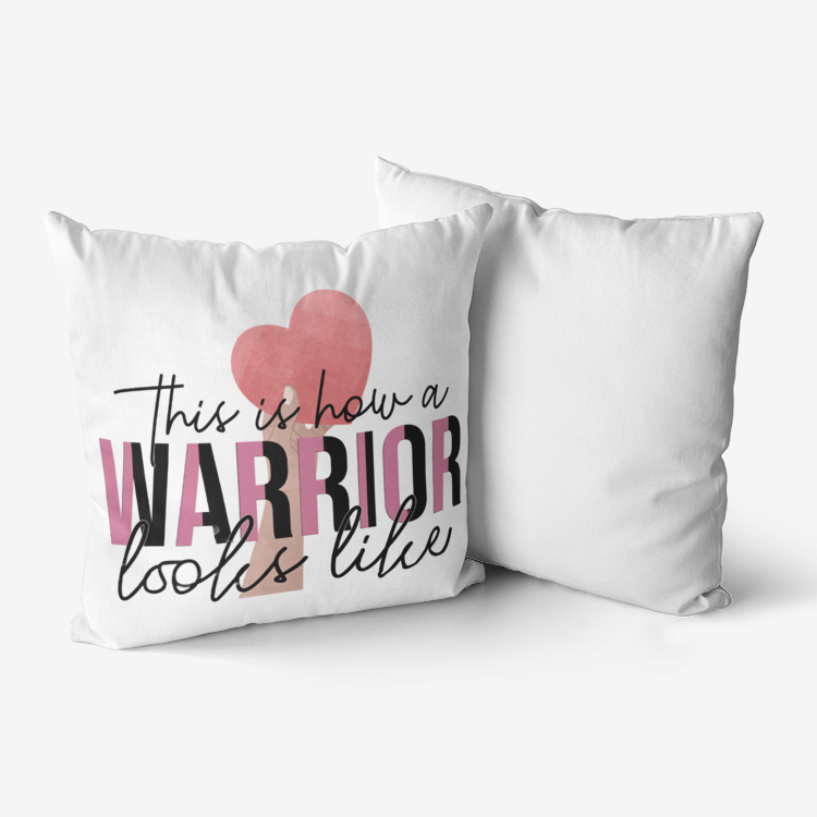 Warrior Throw Pillow