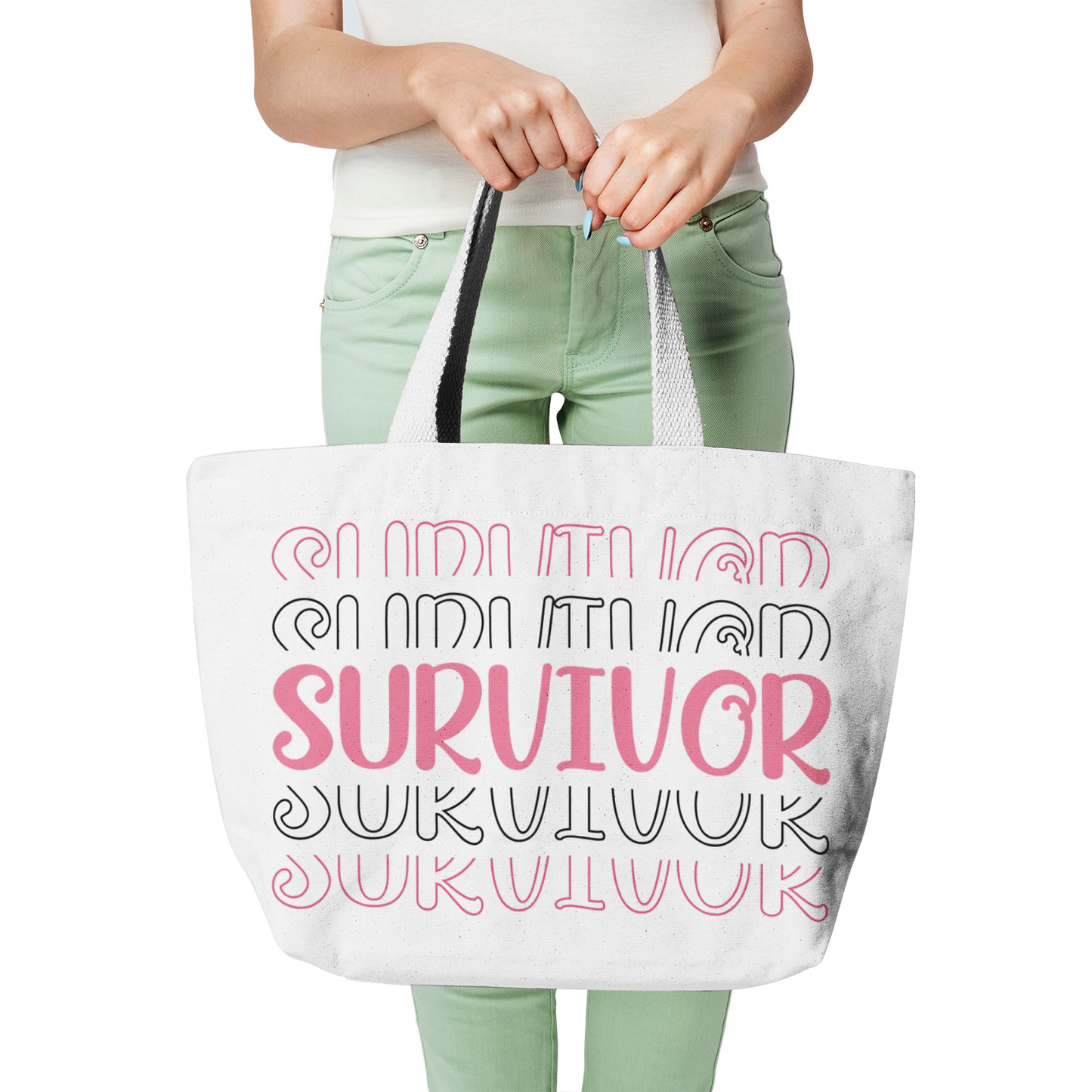 Survivor Natural Canvas Tote Bags