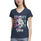Women's 100% Cotton V‑Neck T‑shirt