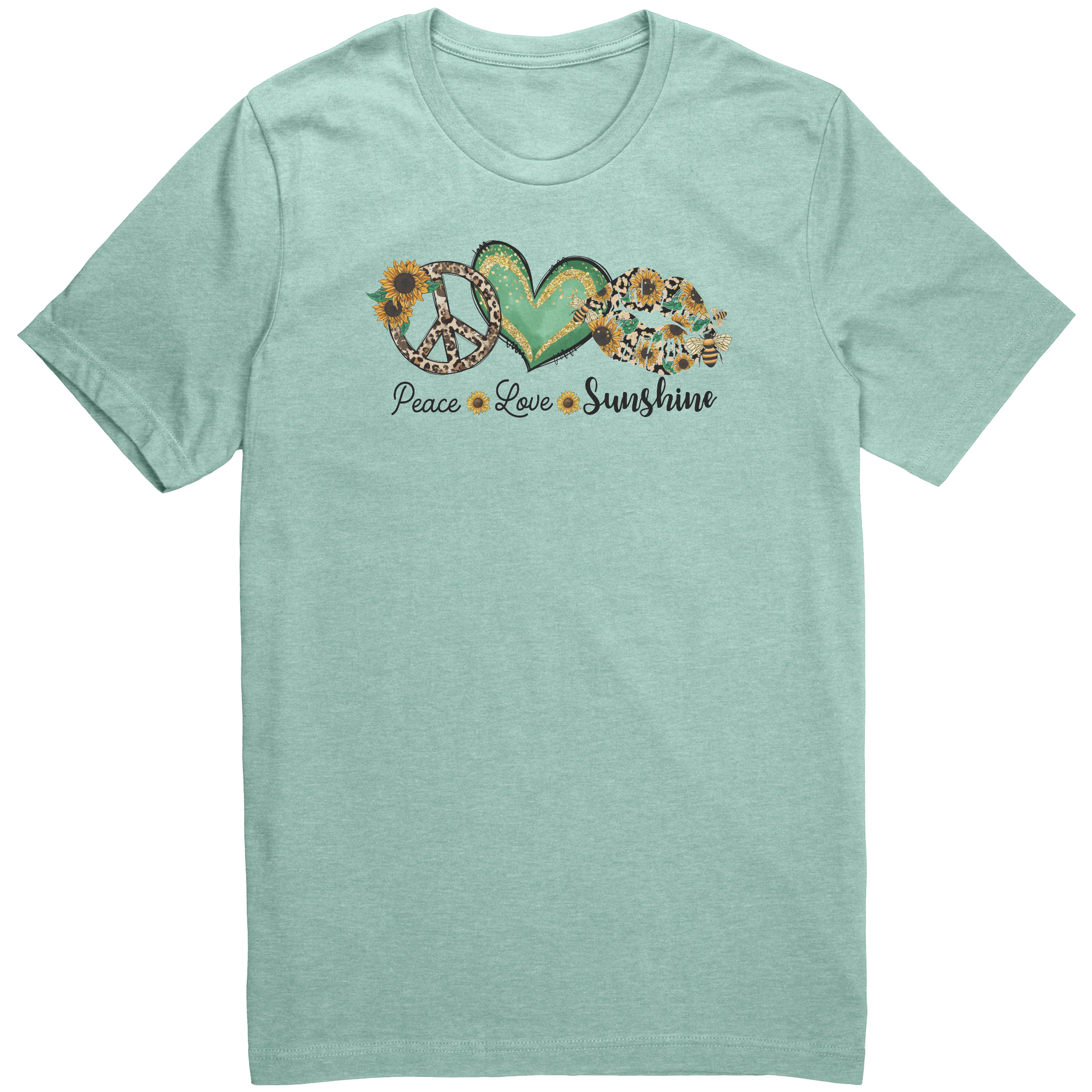Peace_Love_Sunshine_Tee_Heather_Mint_Front_Mockup.png