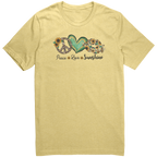 Peace_Love_Sunshine_Tee_Heather_Yellow_Front_Mockup.png