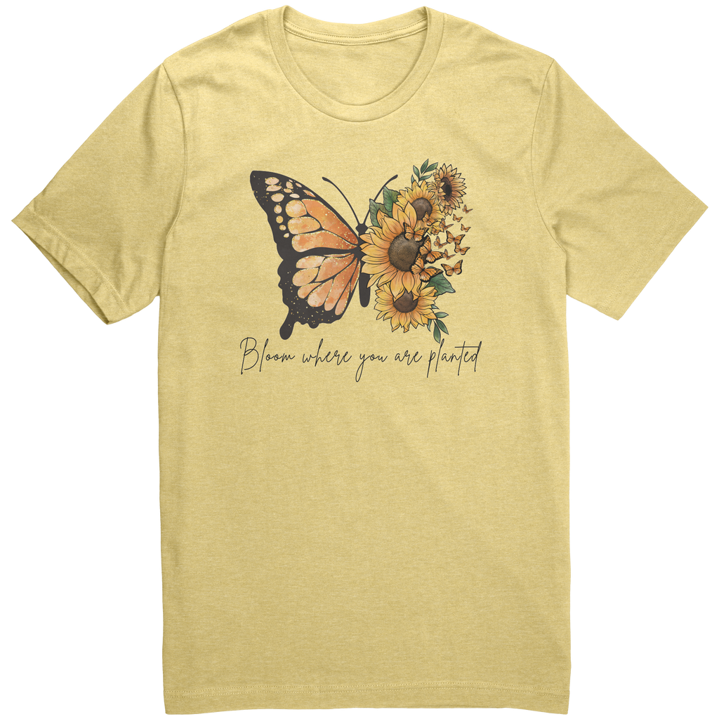 Sunshine_Tee_Heather_Yellow_Front_Mockup.png