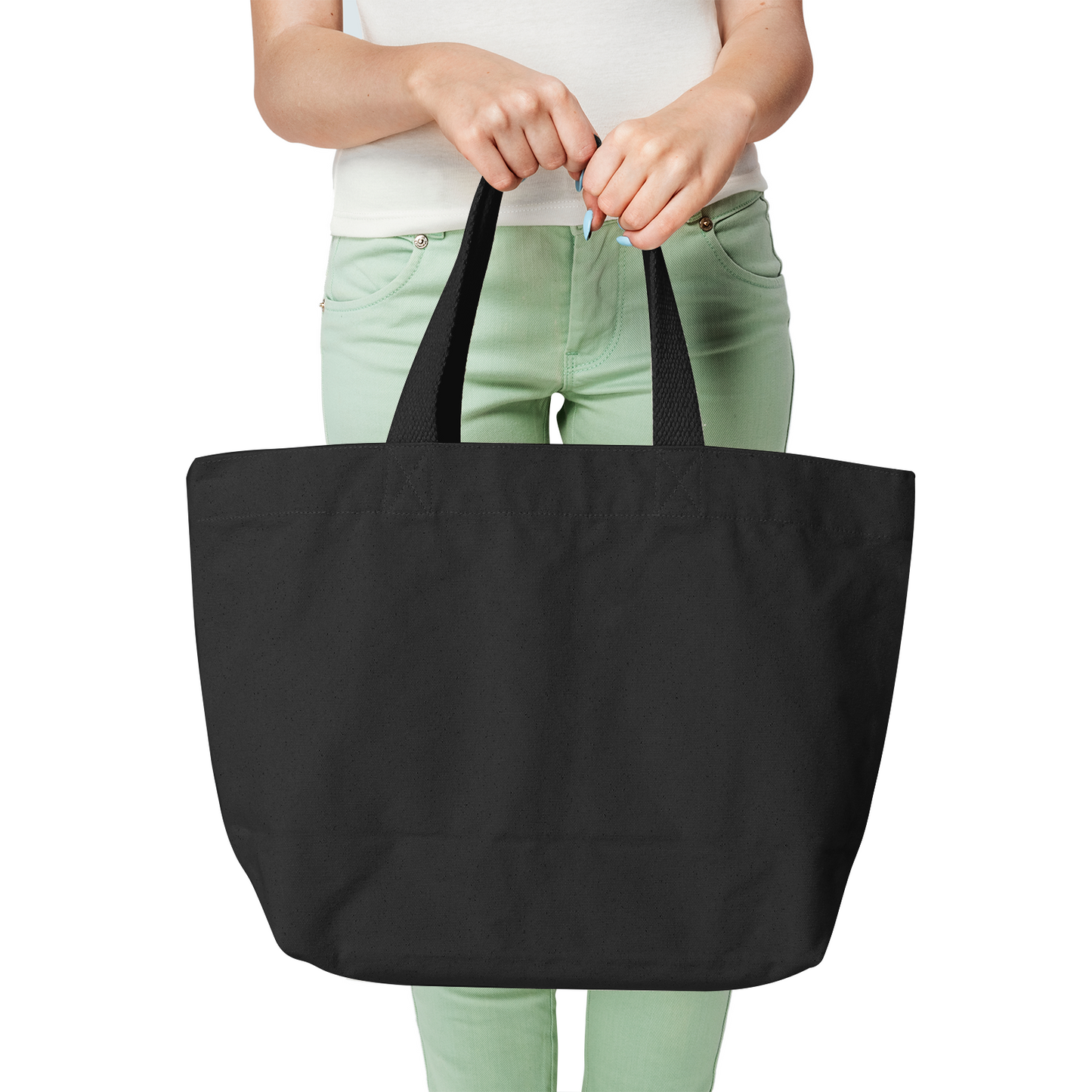 Bad A** Natural Canvas Tote Bags