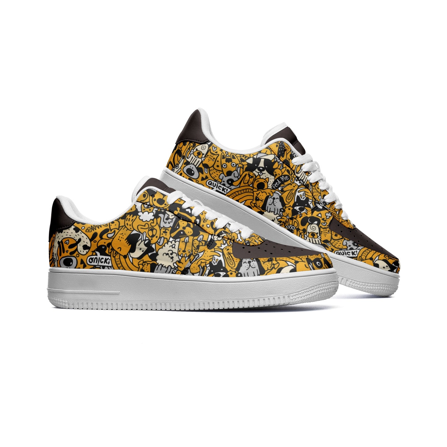 Low Top MW Dog Graffiti Sneakers
