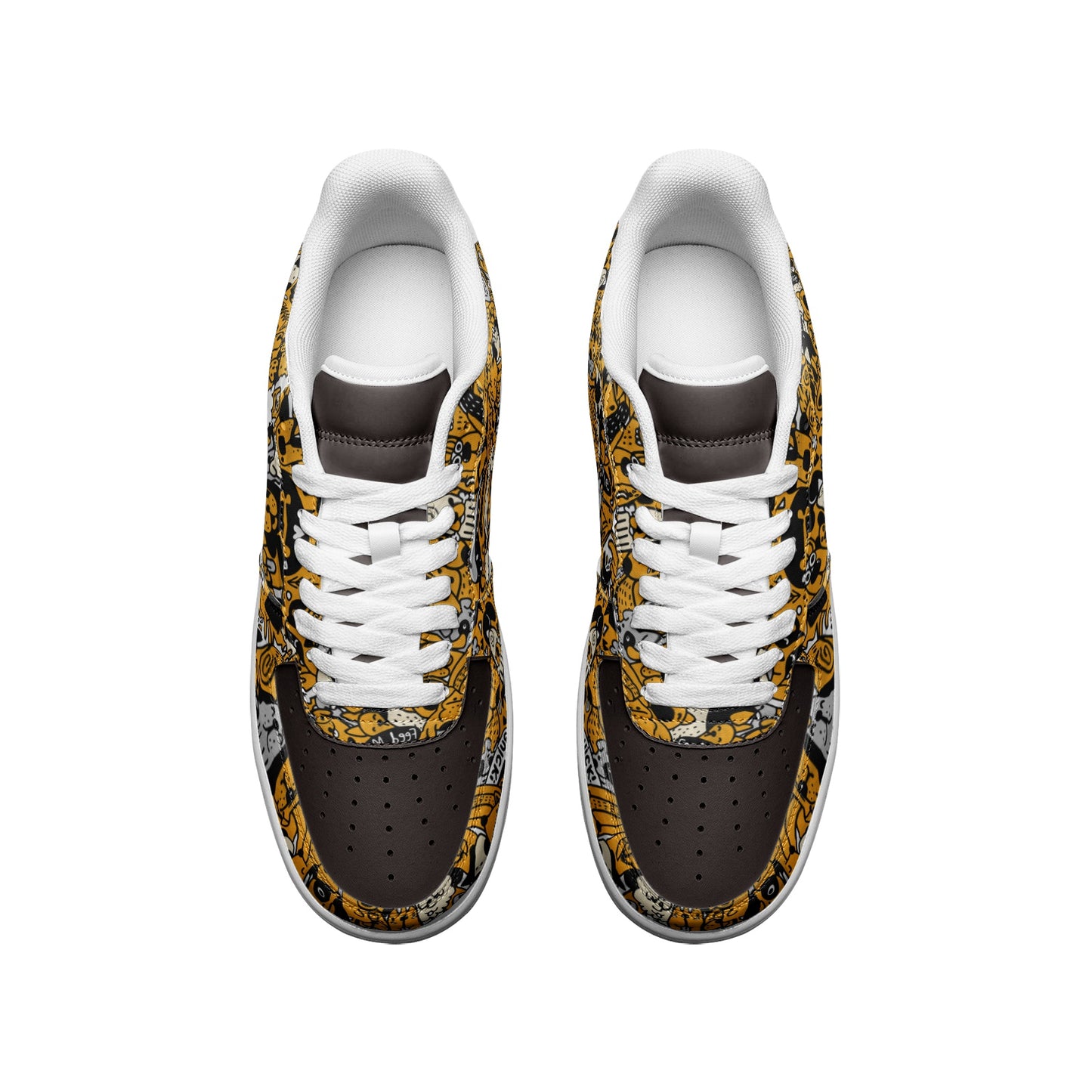 Low Top MW Dog Graffiti Sneakers