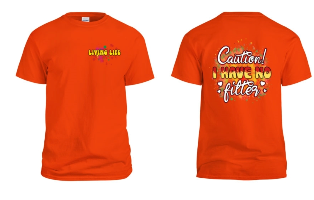 Living life short sleeve tee