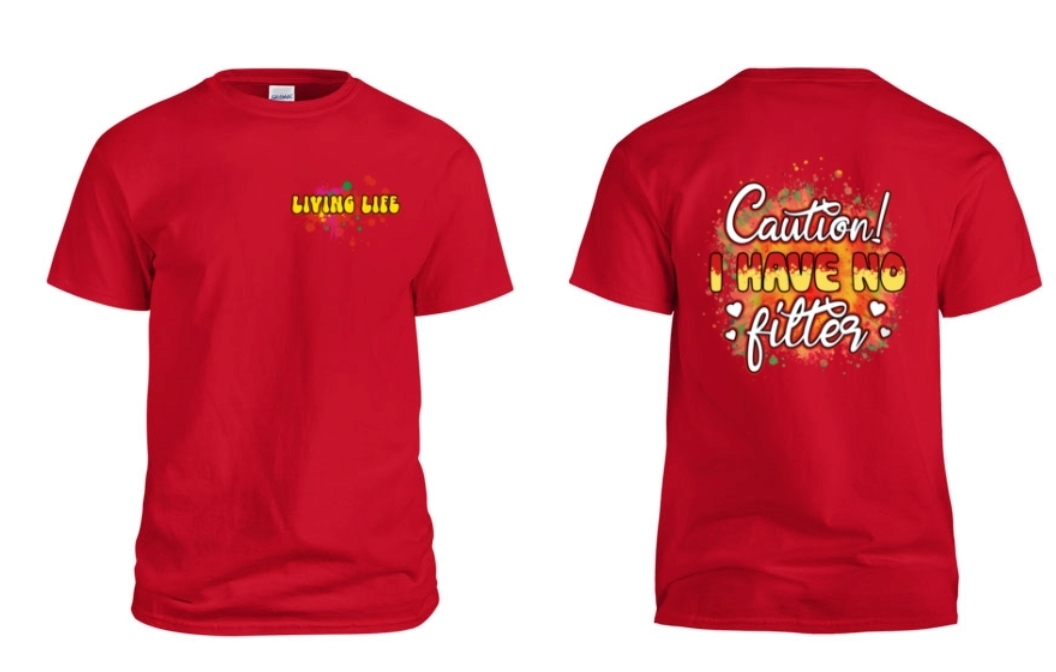 Living life short sleeve tee