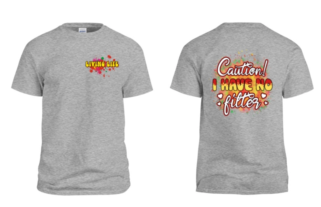 Living life short sleeve tee